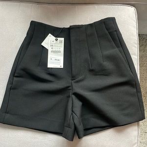 NWT Black Zara Shorts XS